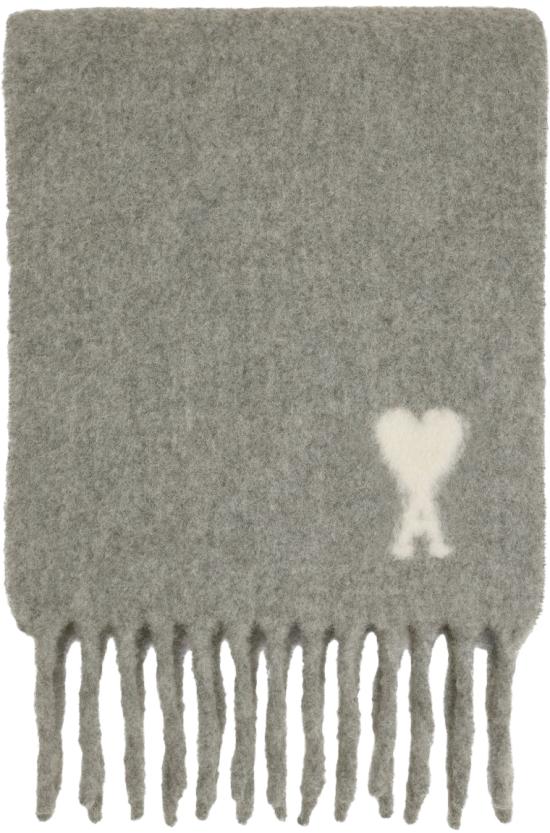 25FW 아미 머플러/스카프 USF673AW0004050 GREY - AMI