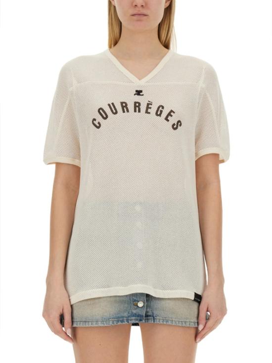  쿠레쥬 반팔 티셔츠 124JTS113 JS00941003 Neutrals