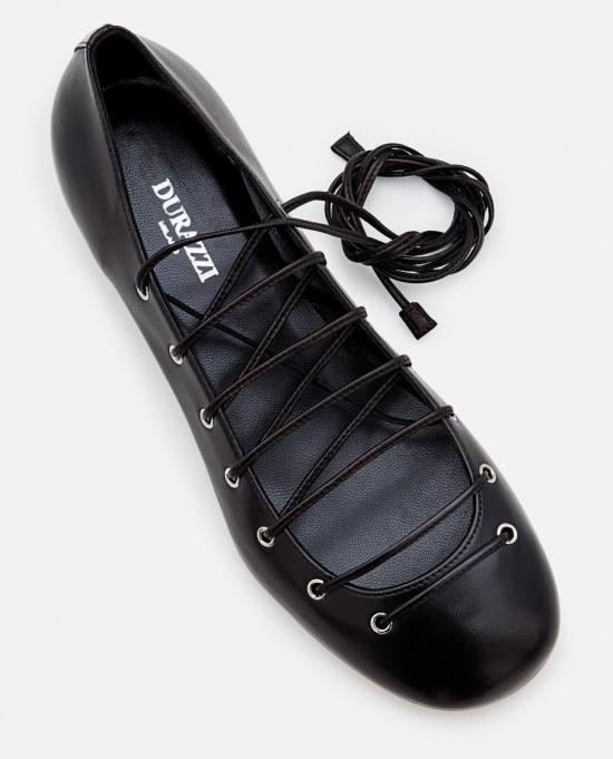 25SS 두라찌 플랫 슈즈 SS25S11018MASB001 Black - DURAZZI