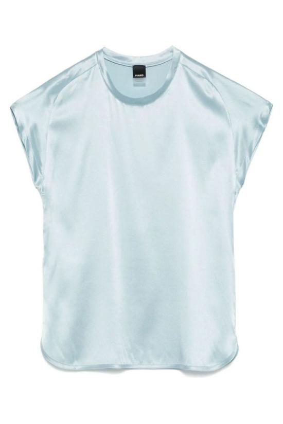 25SS 핑코 반팔 티셔츠 100100A2JRE28 Blue