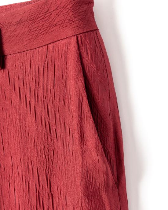 25FW 랑방 팔라초 팬츠 RW TR0010 6102 E25 310 CINOBER Red - LANVIN