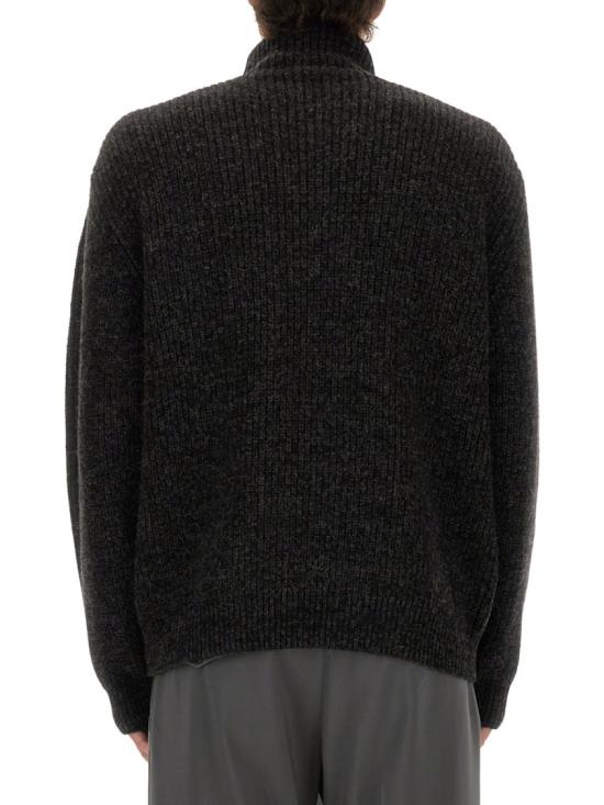 25FW 르메르 하이넥 스웨터 TO1427 LK1029MU213 Black - LEMAIRE