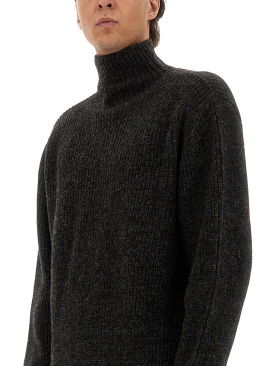 25FW 르메르 하이넥 스웨터 TO1427 LK1029MU213 Black - LEMAIRE