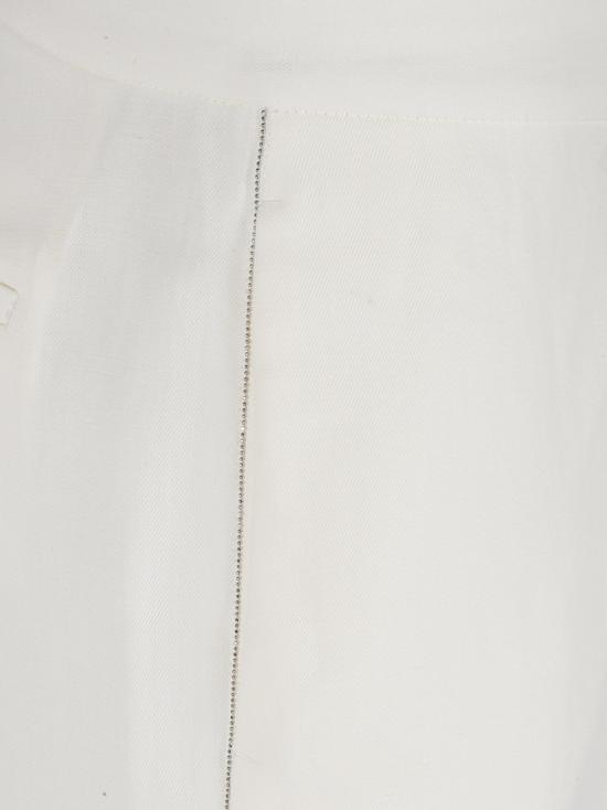 25SS 파비아나 필리피 스트레이트 팬츠 PAD275F326L3100142 White - FABIANA FILIPPI
