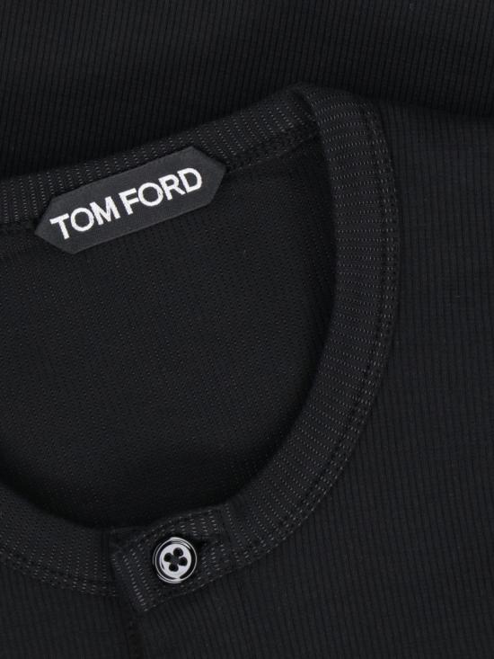  톰포드 반팔 티셔츠 JHL005 JMT003F23LB999 Black - TOMFORD