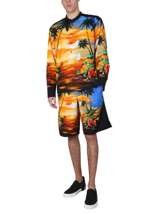  돌체앤가바나 긴팔 티셔츠 G5KJ5T HH5C6HH4JK Multicolor - DOLCE & GABBANA