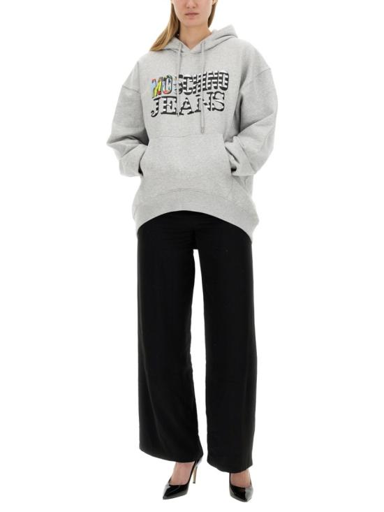  모스키노 후드 티셔츠 17153756 7488 Grey - MOSCHINO