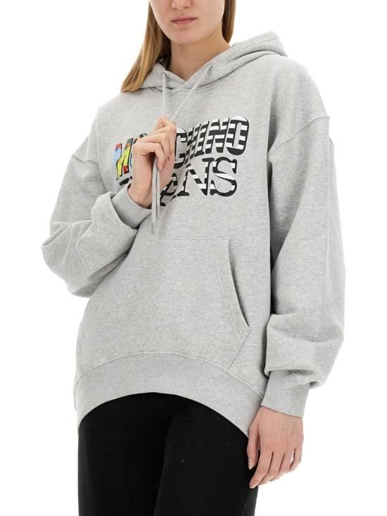  모스키노 후드 티셔츠 17153756 7488 Grey - MOSCHINO