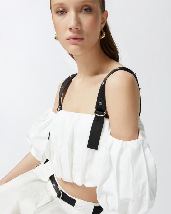 25SS 핑코 탑 105176A2LDZZ1 White - PINKO