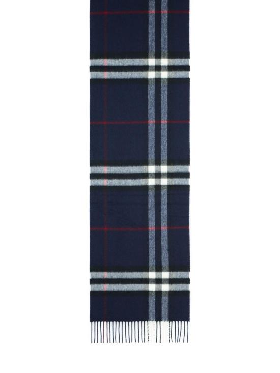  버버리 체크 캐시미어 머플러 8112641 A1249 Blue - BURBERRY