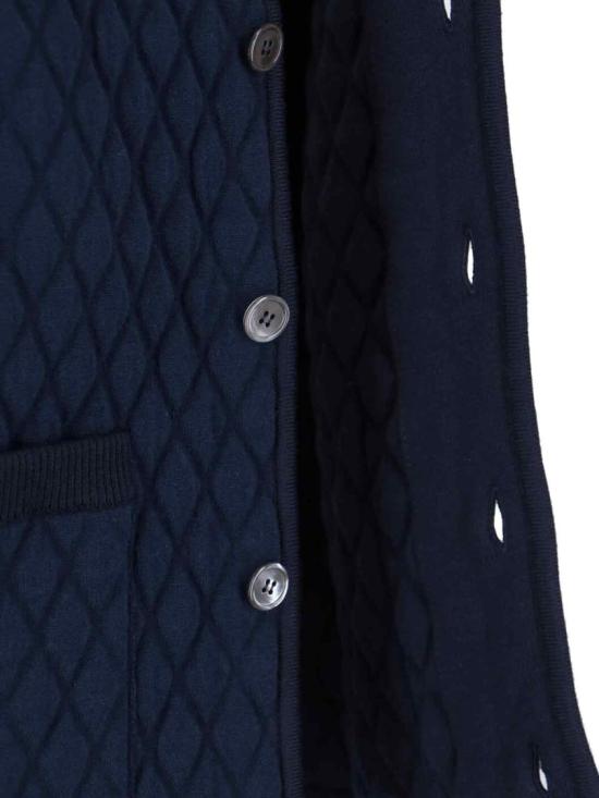 25FW 톰브라운 가디건 MKJ138A Y1029415 Blue - THOM BROWNE