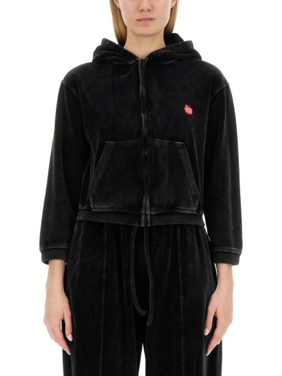 티바이알렉산더왕 후드 티셔츠 4CC1242075 095A Black