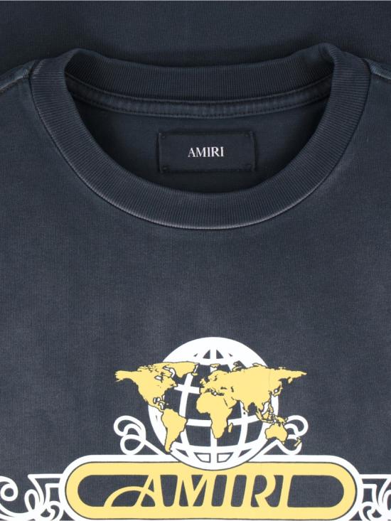 25FW 아미리 반팔 티셔츠 AMJYTE1207BLACK - AMIRI