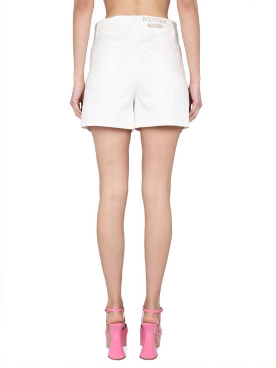  모스키노 숏팬츠 03210818 1888 White - MOSCHINO