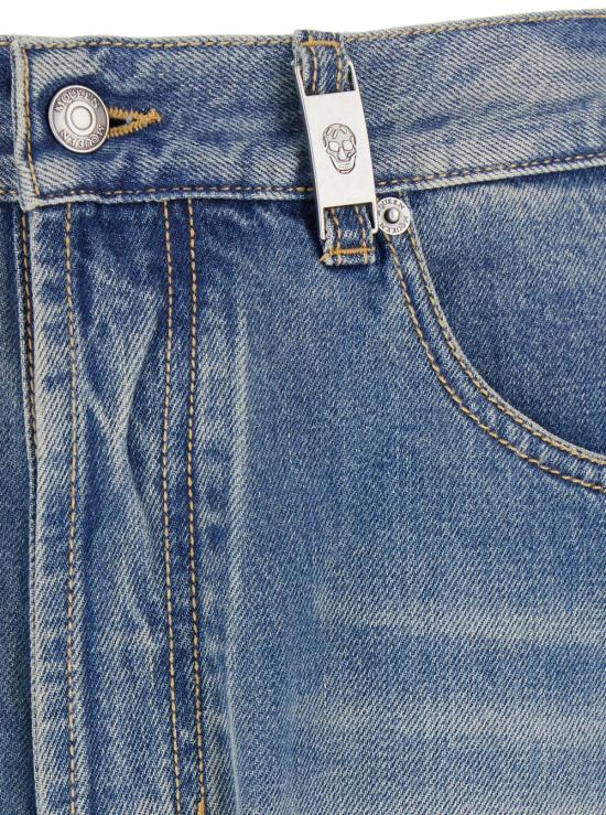 25SS 알렉산더 맥퀸 데님 팬츠 814645QYAA94211 Blu - ALEXANDER MCQUEEN