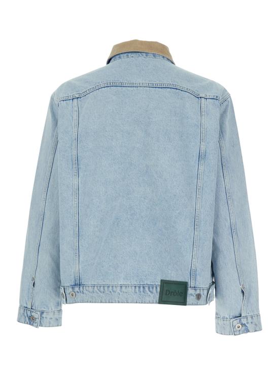 25SS 드롤드무슈 데님 자켓 PERMJT182CO123LBE Light blue - DROLE DE MONSIEUR