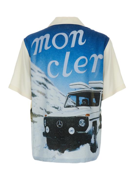 25SS 몽클레어 메르세데스 벤츠 바이 니고 사틴 반팔 셔츠 2F00001M5921041 Multicolor - MONCLER