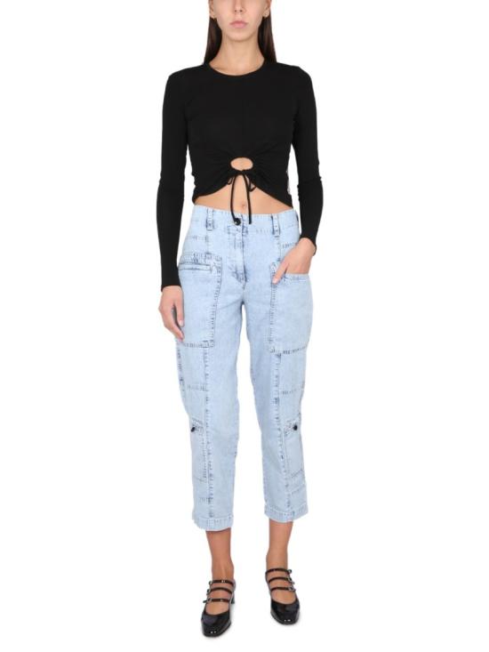  Proenza Schouler X White Label 긴팔 티셔츠 WL2314360 JY086001 Black - PROENZA SCHOULER