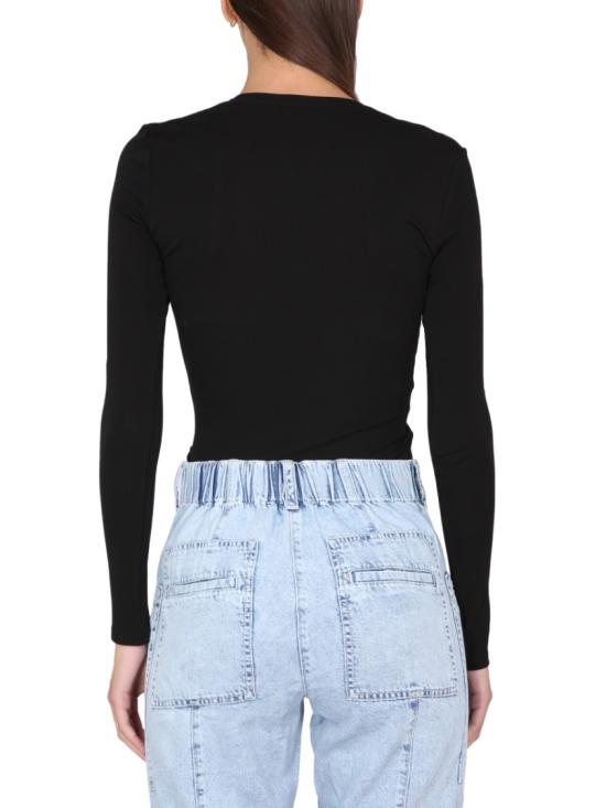 Proenza Schouler X White Label 긴팔 티셔츠 WL2314360 JY086001 Black - PROENZA SCHOULER