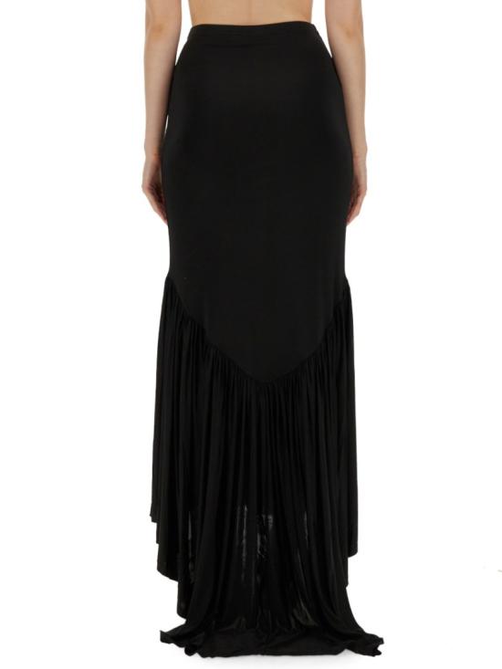  니나리찌 롱 스커트 24PJJU023RA0045 U9000 Black - NINA RICCI