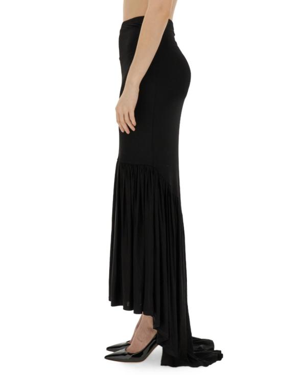  니나리찌 롱 스커트 24PJJU023RA0045 U9000 Black - NINA RICCI