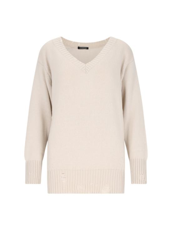  카네사 스웨터 NWKV007 FK0001013 Neutrals