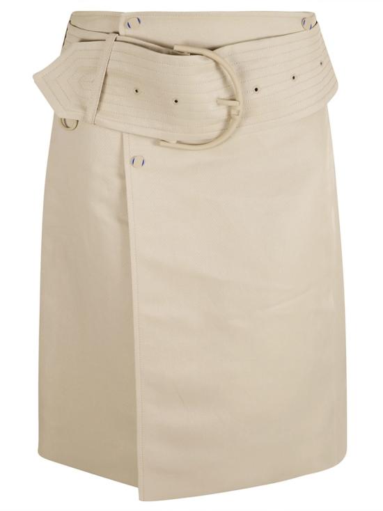  버버리 미디 스커트 8087482 A1450 Neutrals