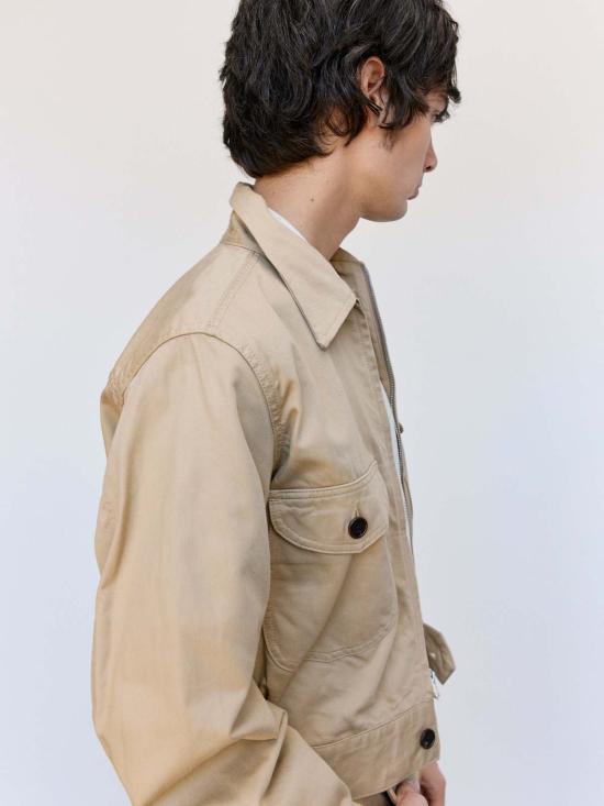  더 레터스 자켓 레터스 카키 코튼 트윌 워커스 재킷 - THE LETTERS