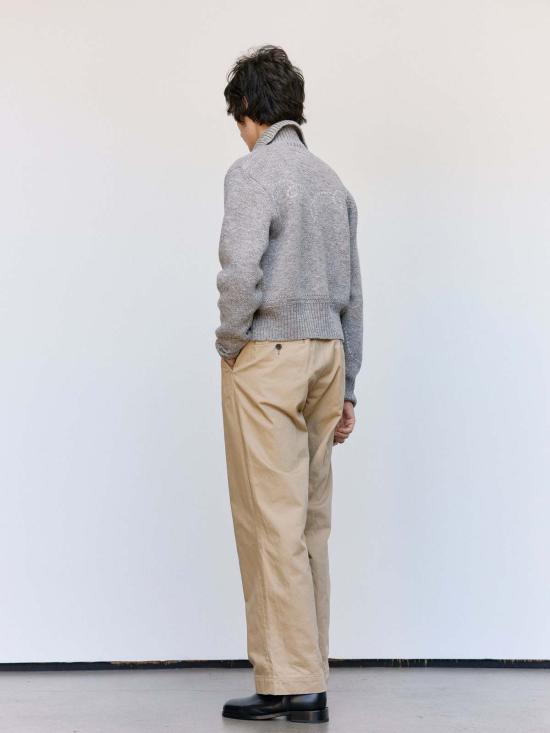  더 레터스 가디건 레터스 셰틀랜드 울 5G 웨스턴 터틀넥 카디건 - THE LETTERS