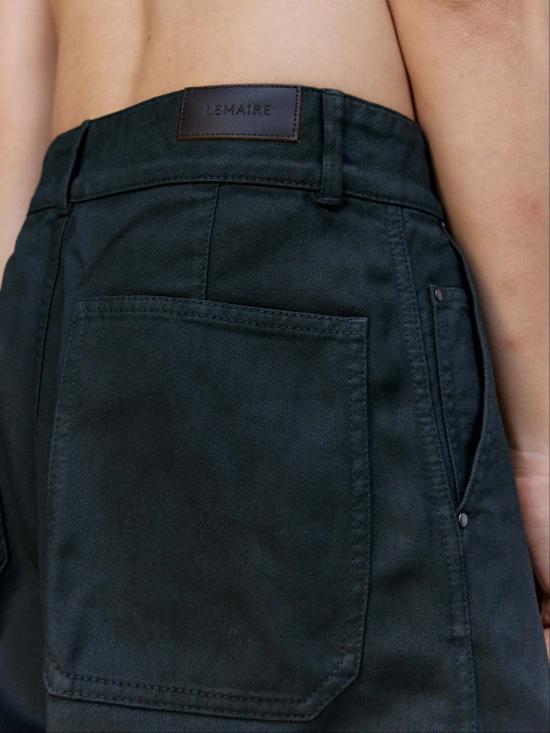  르메르 데님 팬츠 콜 코팅  맥시 배럴 워크웨어 팬츠 - LEMAIRE