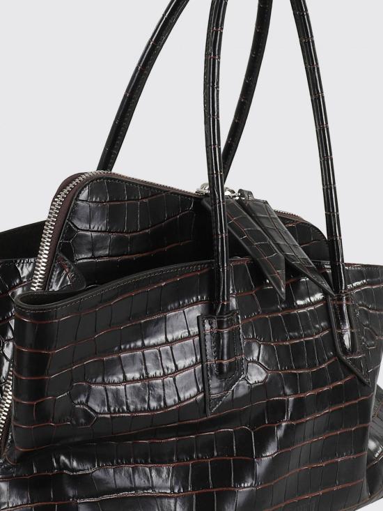 26SS 디 아티코 라 파세지아타 미디엄 탑 핸들 백 250WAH00054LBT021PR 207 Brown - THE ATTICO