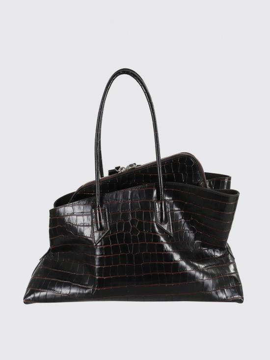 26SS 디 아티코 라 파세지아타 미디엄 탑 핸들 백 250WAH00054LBT021PR 207 Brown - THE ATTICO