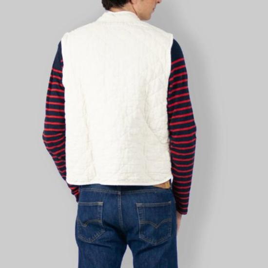  Utility Canvas 베스트 유틸리티 캔버스 퀼팅 스냅 조끼 - OTHER BRANDS