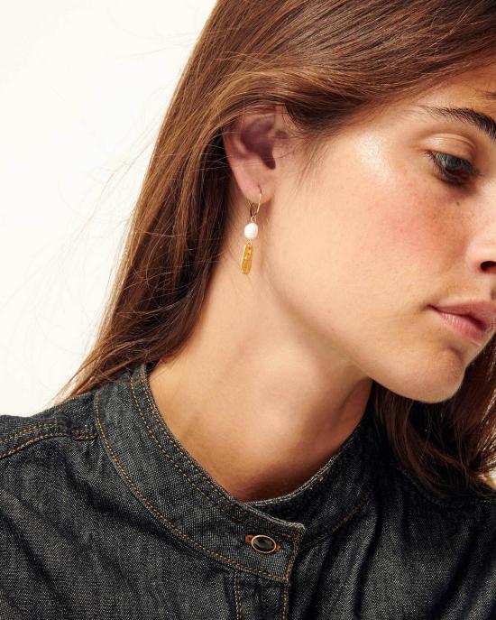  세순 이어링 소렌 진주 귀걸이 골드 - SESSUN