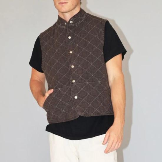  Utility Canvas 베스트 유틸리티 캔버스 퀼팅 스냅 조끼