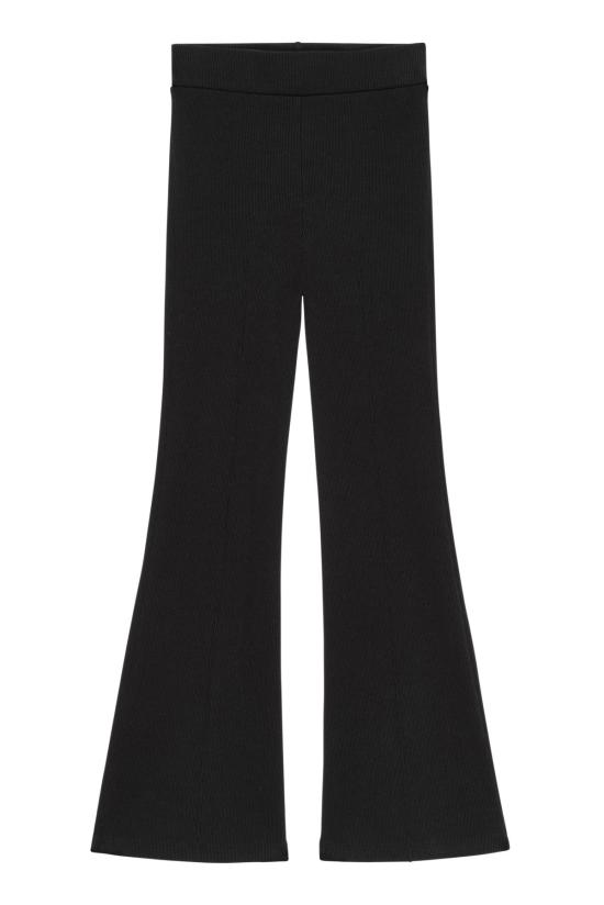  도니 크롭 팬츠 . 리브킥 플레어 팬츠 - DONNI.