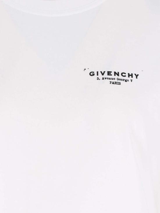 25FW 지방시 반팔 티셔츠 BW70FJP75N100 White - GIVENCHY