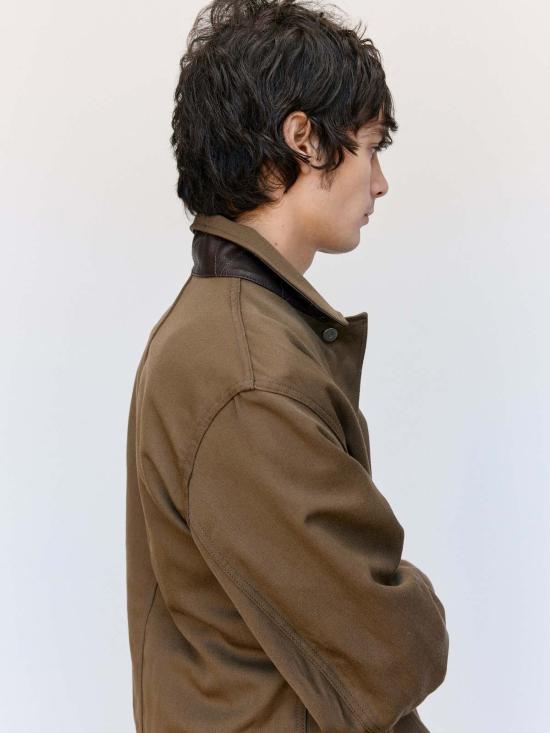  더 레터스 자켓 레터스 모카 울 리넨 트윌 워커스 재킷 - THE LETTERS