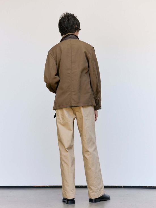  더 레터스 자켓 레터스 모카 울 리넨 트윌 워커스 재킷 - THE LETTERS