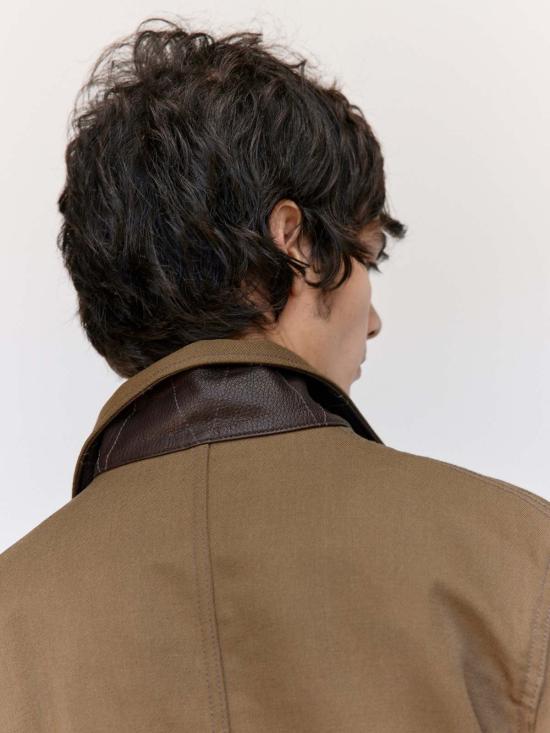  더 레터스 자켓 레터스 모카 울 리넨 트윌 워커스 재킷 - THE LETTERS