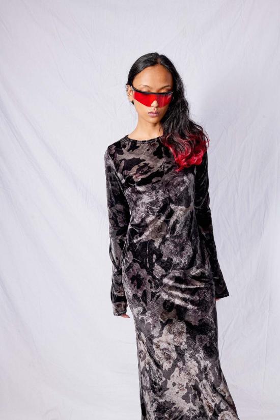  콜리나 스트라다 미디 원피스 유리 드레스 - COLLINA STRADA