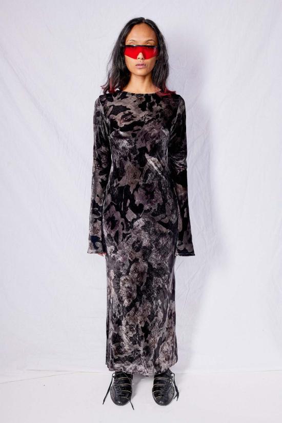  콜리나 스트라다 미디 원피스 유리 드레스