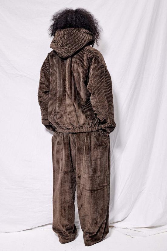  가브리엘라 콜 가먼츠 봄버 자켓 216호 브라운 코듀로이 퍼퍼 지퍼 재킷 - GABRIELA COLL GARMENTS