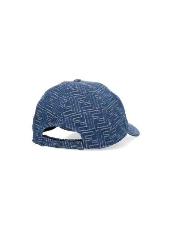  펜디 FF 베이스볼 캡 FXQ768 AV93F0RBB Blue - FENDI