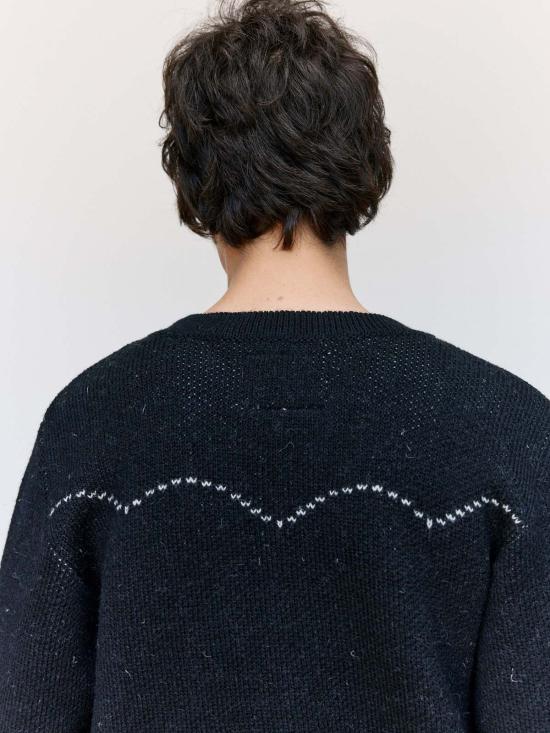  더 레터스 가디건 레터스 셰틀랜드 울 리넨 웨스턴 카디건 - THE LETTERS