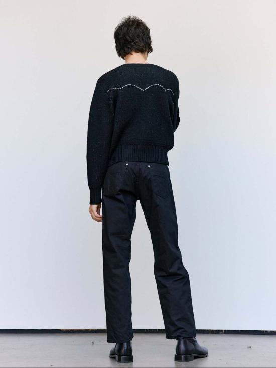  더 레터스 가디건 레터스 셰틀랜드 울 리넨 웨스턴 카디건 - THE LETTERS