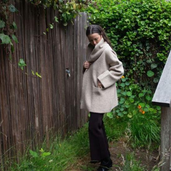  로렌 마누지안 코트 더블 페이스 - LAUREN MANOOGIAN