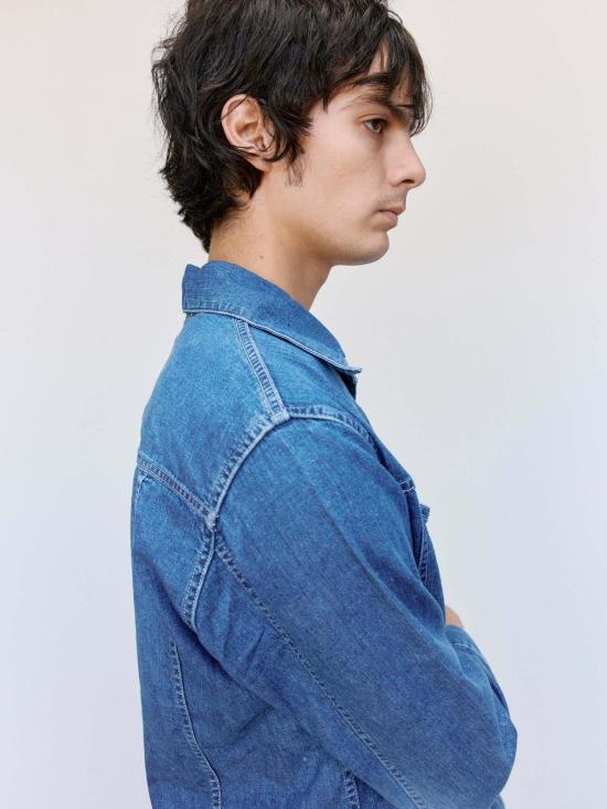  더 레터스 데님 팬츠 레터스 인디고 워시드 데님 웨스트 코스트 셔츠 - THE LETTERS