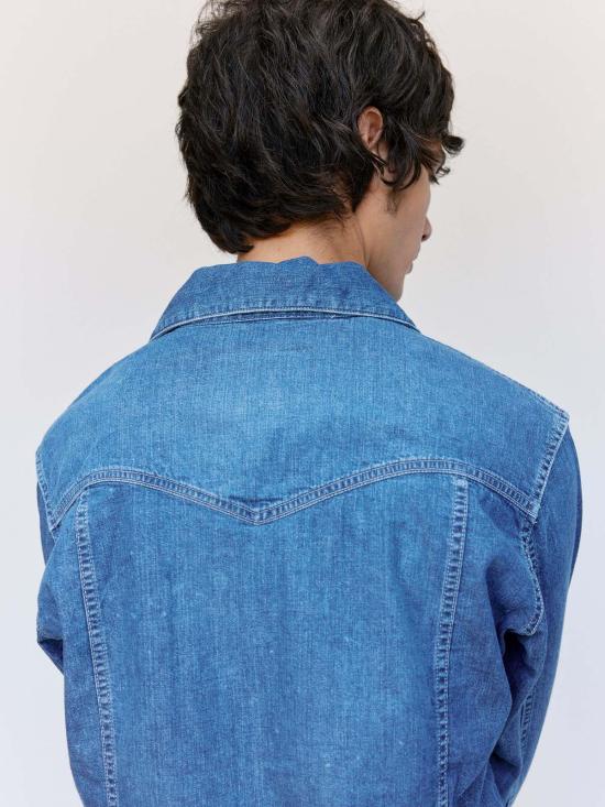  더 레터스 데님 팬츠 레터스 인디고 워시드 데님 웨스트 코스트 셔츠 - THE LETTERS