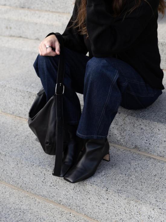  미셀라 그렉 데님 팬츠 미카엘라 그렉 다크 인디고 패널 진 - MICAELA GREG